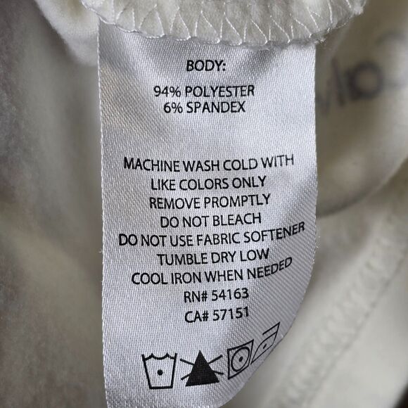 Calvin Klein Performance Jacket Women's XS‎ Ivory Quick Dry Fitness Jacket - Picture 11 of 11